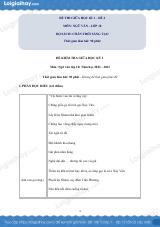 Đề thi giữa kì 1 Văn 10 Chân trời sáng tạo - Đề số 2